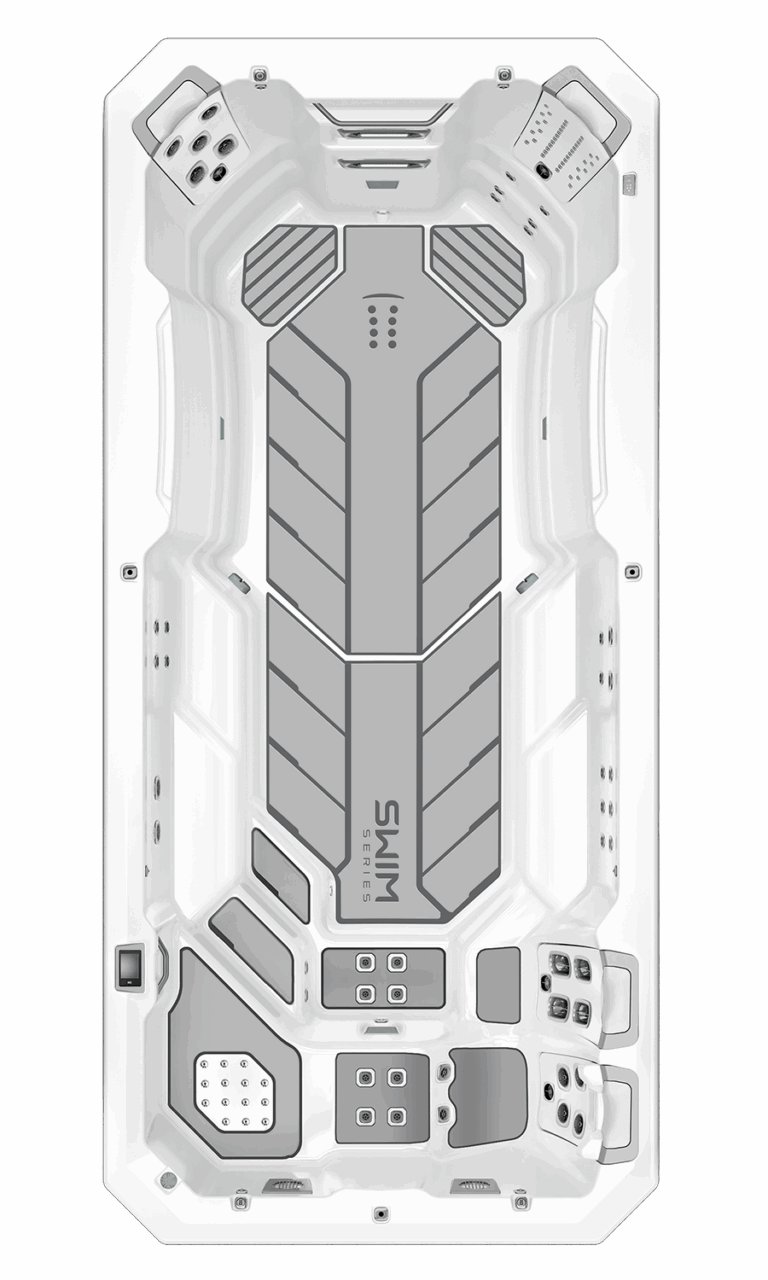 Bullfrog swim spa with customizable swim-current system