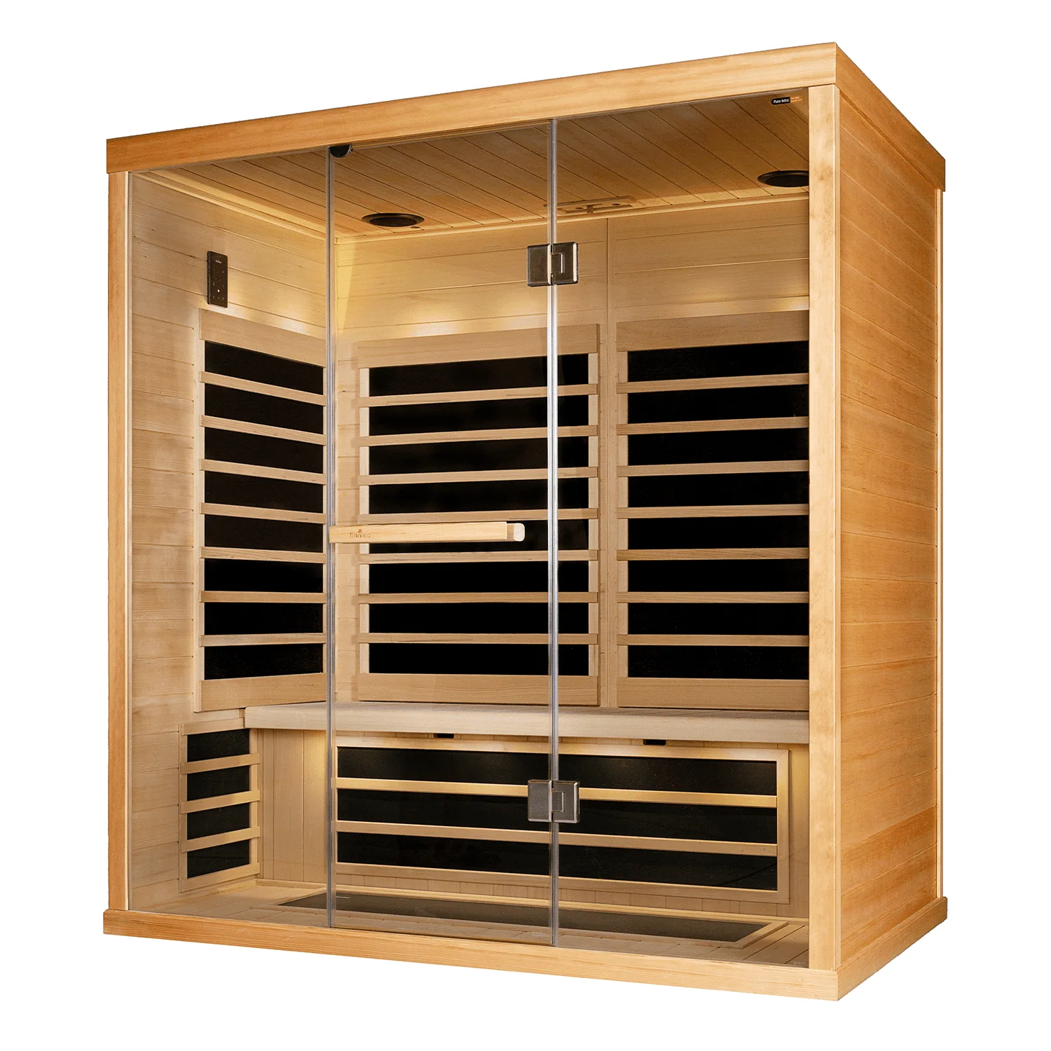 S830 Infrared Sauna with all glass front