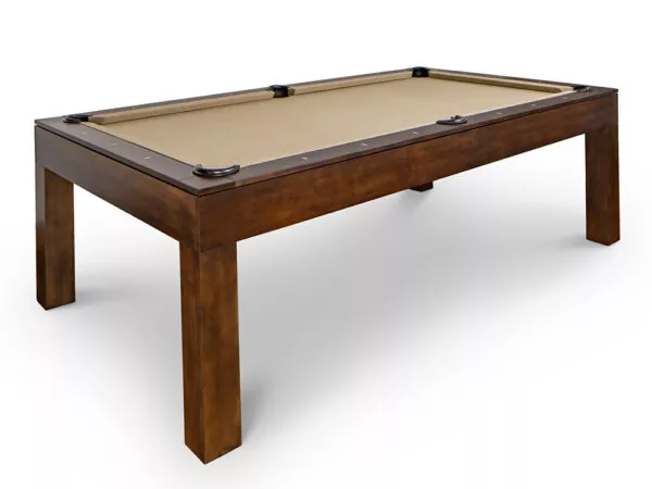 Polk Billiard Table with solid wood and four-post leg design
