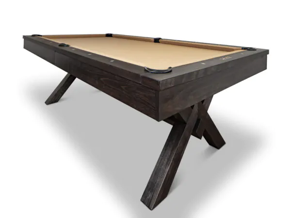 Taft billiard table with Black Bronze finish