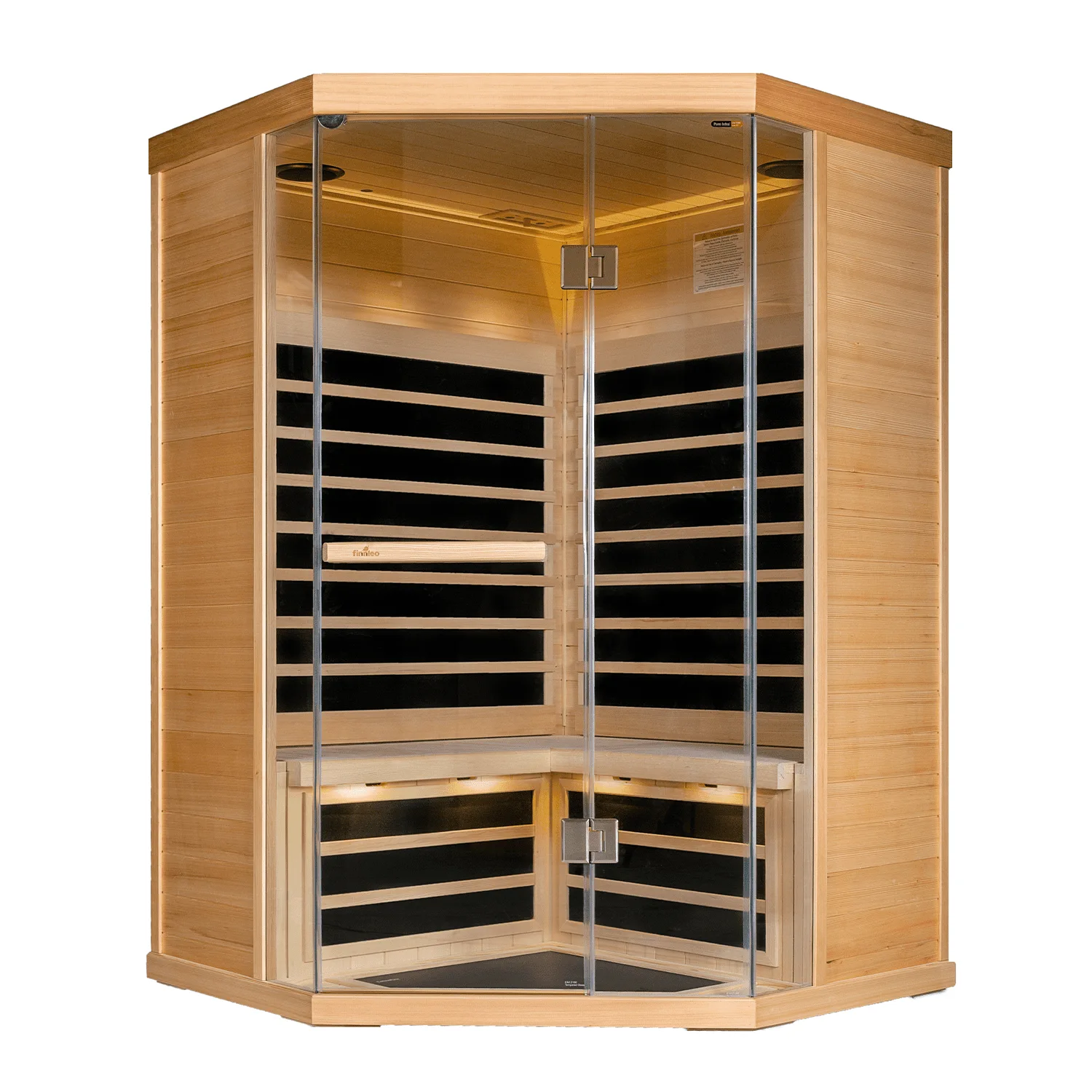 Infrared sauna for up to 3 people