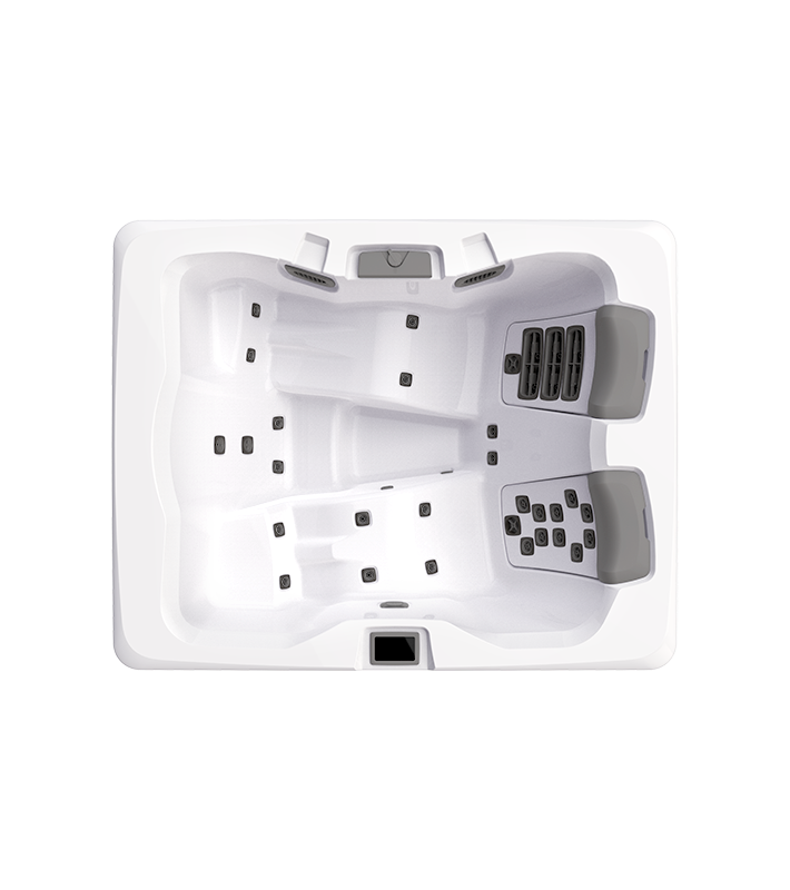 Bullfrog A5D compact hot tub for 3 people with lounge seat