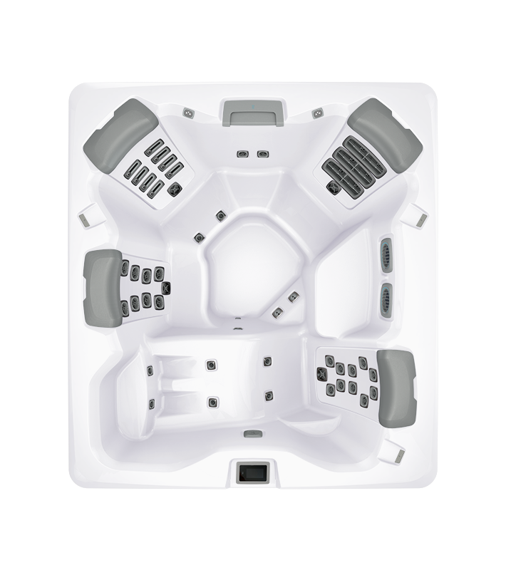 Bullfrog A6L hot tub with seating for up to 6, featuring JetPaks.